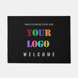 Branded Your Business Logo and Text Office Doormat