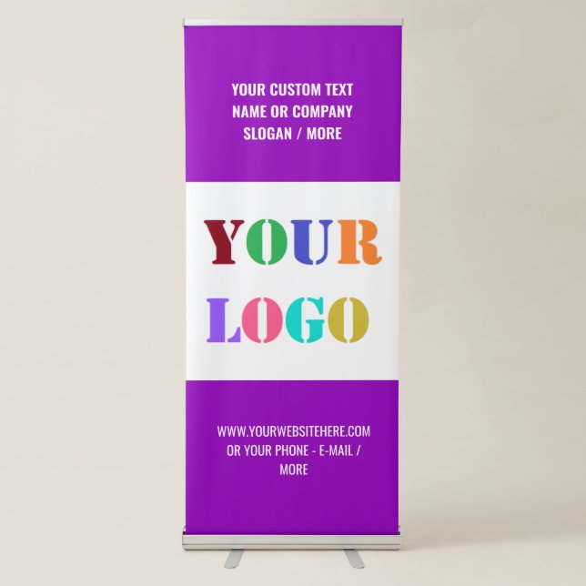 Branded Your Business Promotional Banner Example (Front)