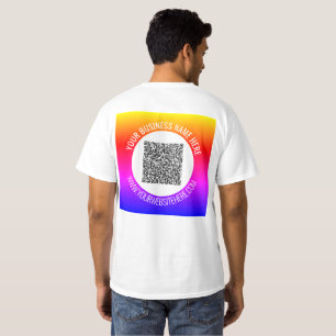Branded Your Business QR Code T-Shirt Example