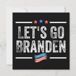 branden conservative, flag funny anti biden t-shir save the date
