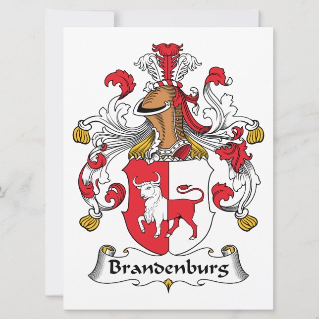 Brandenburg Family Crest (Front)