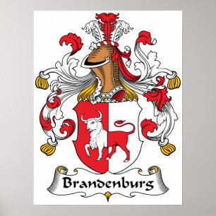Brandenburg Family Crest Poster