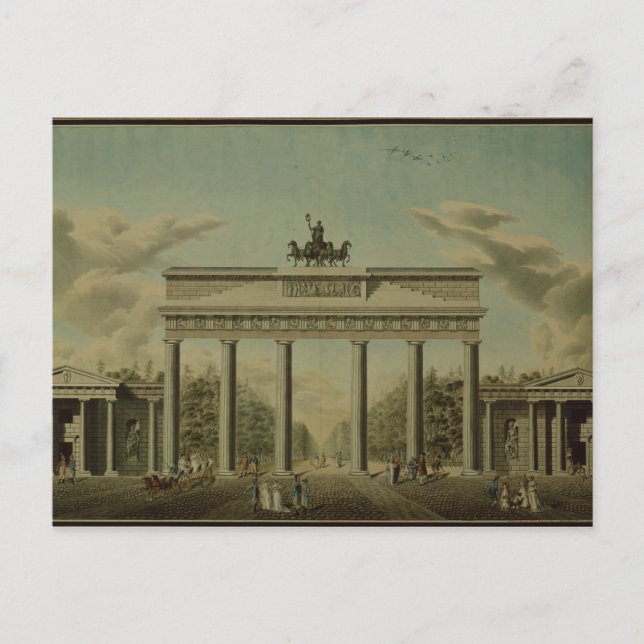 Brandenburg Gate, 1812 Postcard (Front)