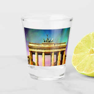 Brandenburg Gate Art Version Shot Glass