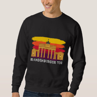 Brandenburg Gate At Pariser Platz In Berlin German Sweatshirt