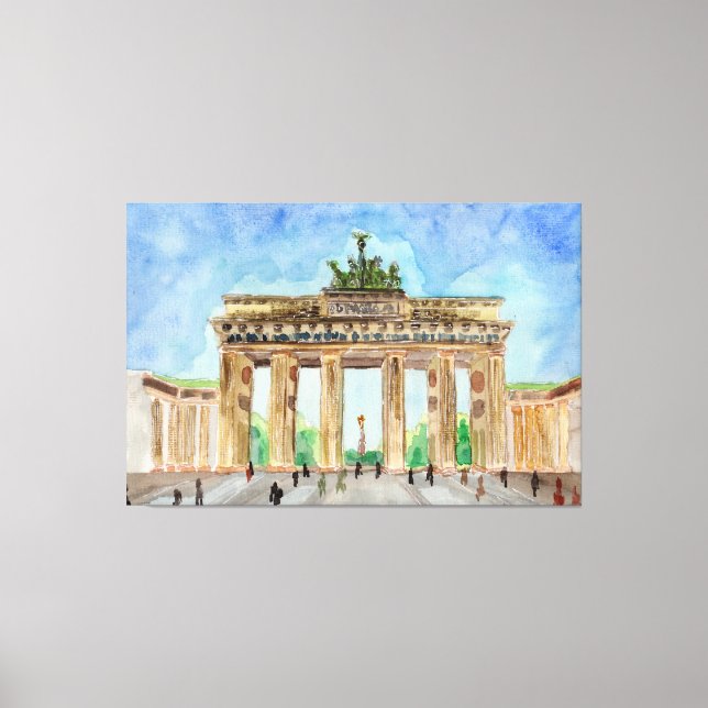 Brandenburg Gate Berlin Canvas Print (Front)
