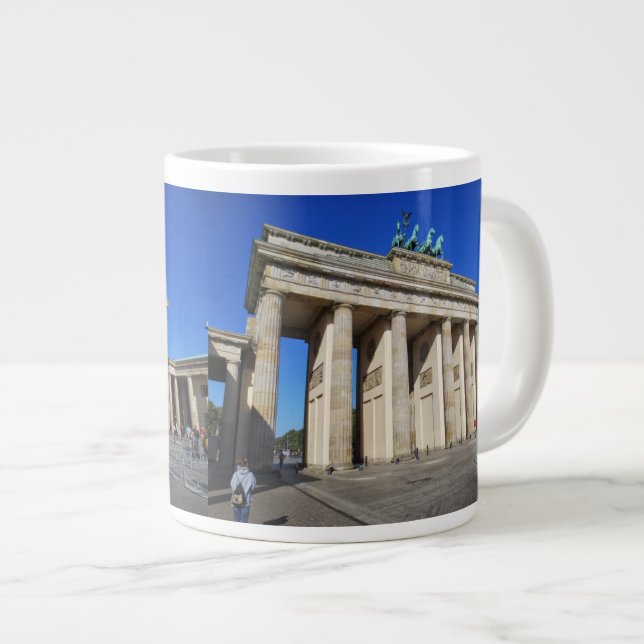 Brandenburg Gate, Berlin, Germany Large Coffee Mug (Front Right)