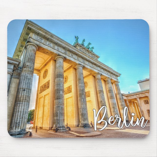 Brandenburg Gate, Berlin, Germany Mouse Mat (Front)