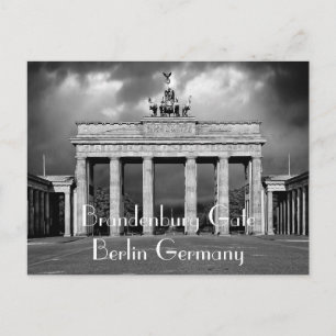 Brandenburg Gate Berlin Germany Postcard