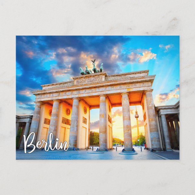 Brandenburg Gate, Berlin, Germany Postcard (Front)