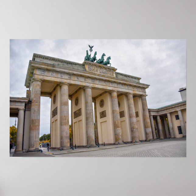 Brandenburg Gate, Berlin, Germany Poster (Front)