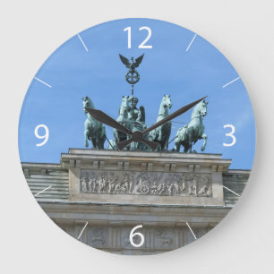 Brandenburg Gate Berlin Large Clock