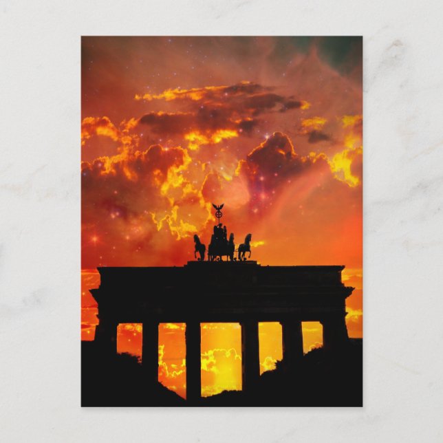 Brandenburg Gate, Berlin Postcard (Front)