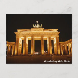 Brandenburg Gate, Berlin Postcard