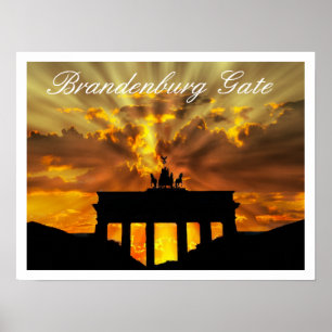 Brandenburg Gate, Brandenburger Tor, Berlin Poster
