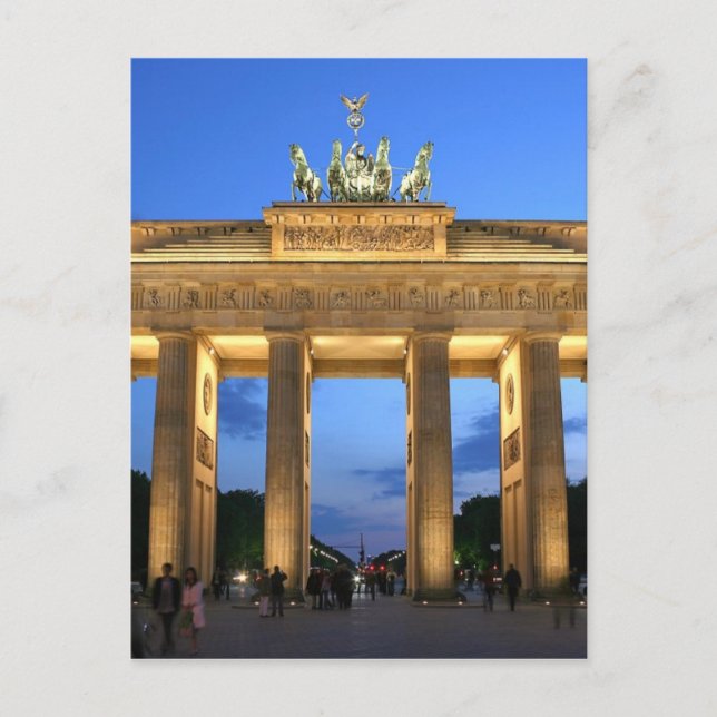 brandenburg gate eve postcard (Front)