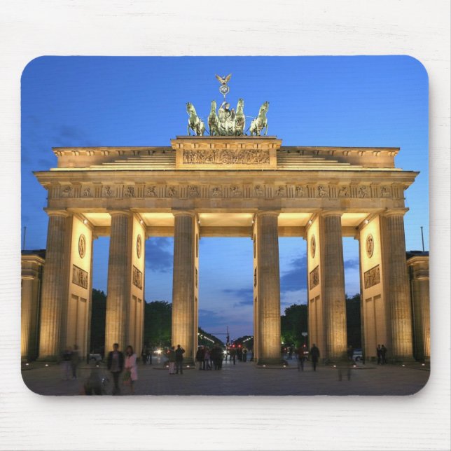 brandenburg gate evening mouse mat (Front)