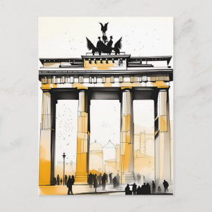 Brandenburg Gate Germany Postcard