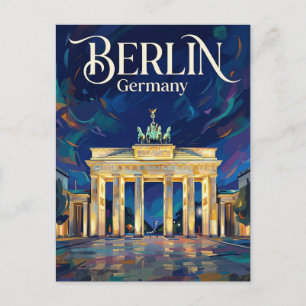 Brandenburg Gate Germany Postcard
