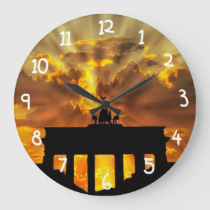 Brandenburg Gate Large Clock