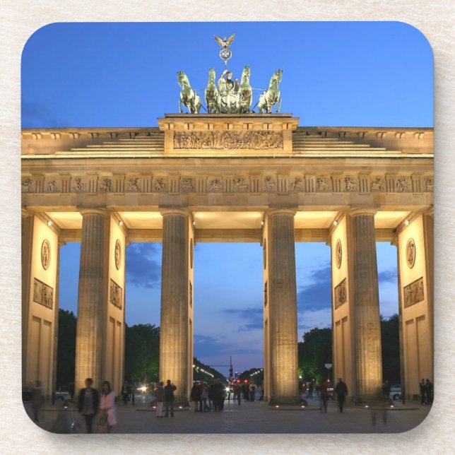 brandenburg gate night coaster (Front)