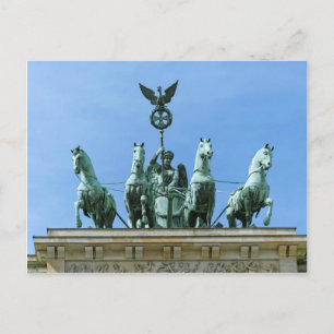 Brandenburg Gate Quadriga Berlin Postcard