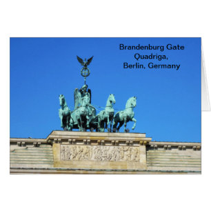 Brandenburg Gate Quadriga in Berlin, Germany