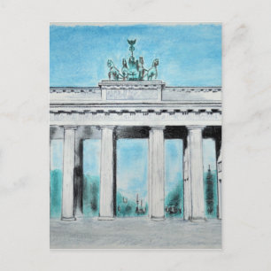 Brandenburg Gate Sketch Postcard