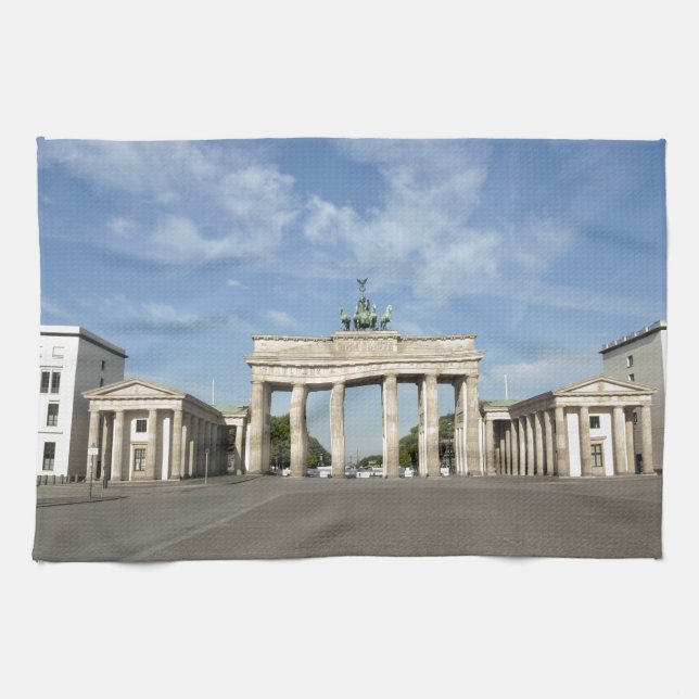 Brandenburg Gates, Berlin Tea Towel (Horizontal)