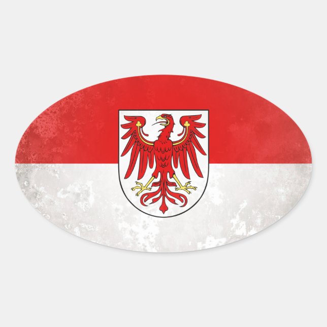 Brandenburg Oval Sticker (Front)