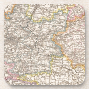 Brandenburg, Posen Atlas Map Coaster