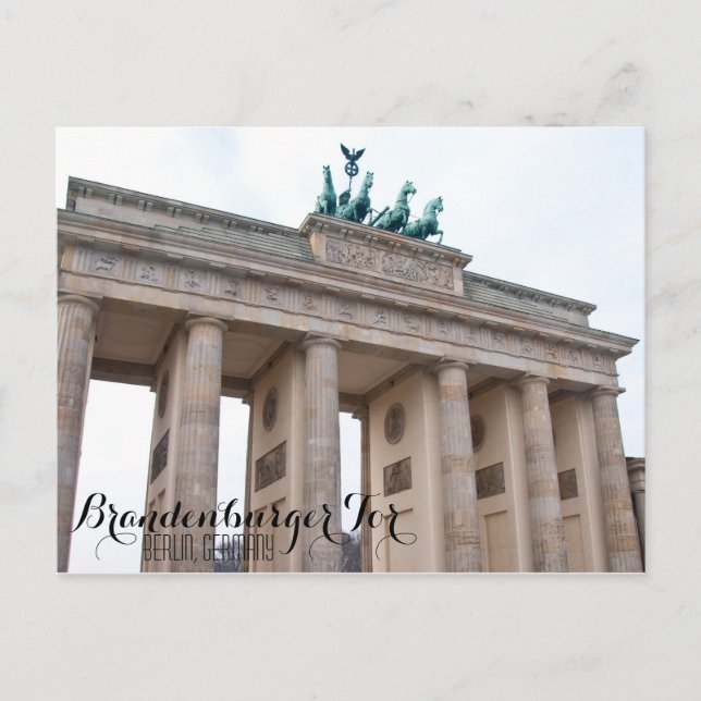 Brandernburger Tor Postcard (Front)