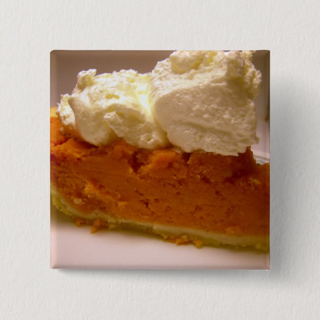 Brandied sweet potato pie 15 cm square badge (Front)