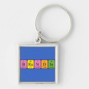 Brandin periodic table name keyring