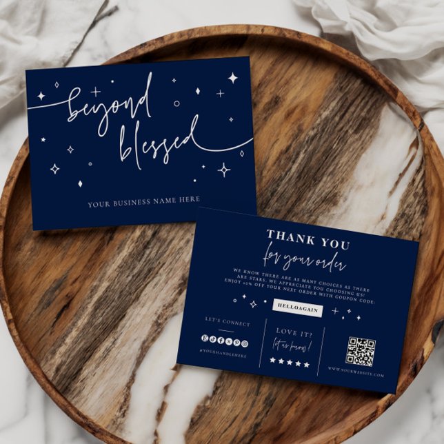 Branding Coupon Card Small Business Shop Thank you (Creator Uploaded)