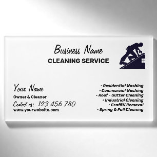 Branding For Pressure Cleaning Business Name Tag