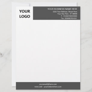 Branding Logo Stationery Colour Letterhead Example
