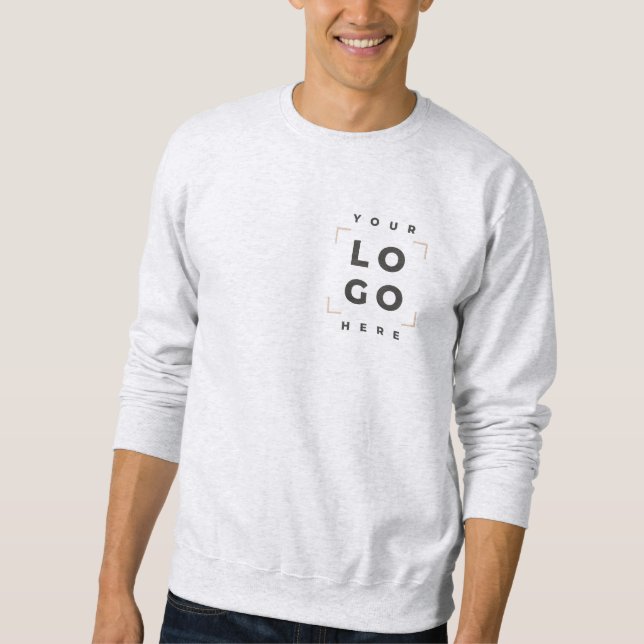 Branding your logo coordinated work wear unique sweatshirt (Front)