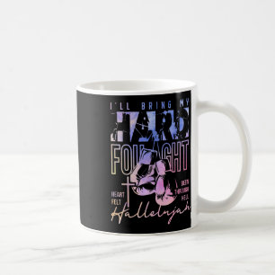 Brandon Bible Verse Hard Fought Hallelujah Tie Dye Coffee Mug