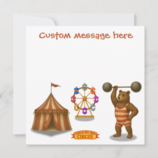 Brandon, circus strong-bear (Front)