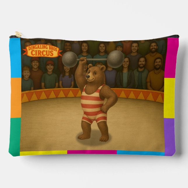 Brandon, circus strong-bear accessory pouch (Front)