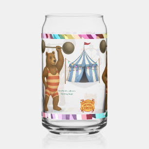 Brandon, circus strong-bear can glass