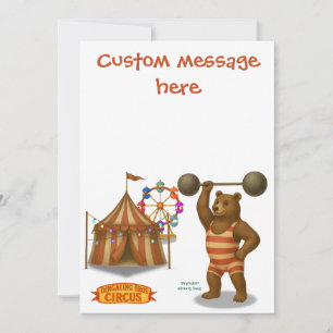 Brandon, circus strong-bear card
