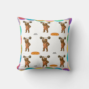 Brandon, circus strong-bear cushion