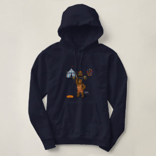 Brandon, circus strong-bear hoodie