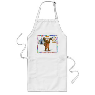 Brandon, circus strong-bear long apron
