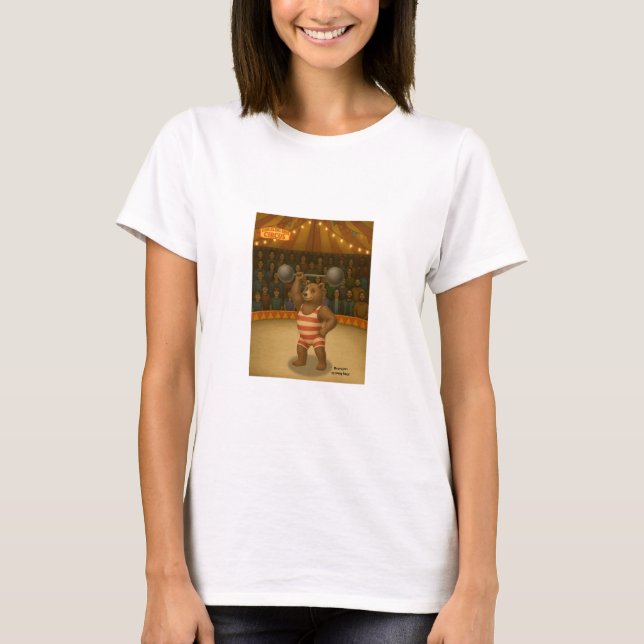 Brandon, circus strong bear T-Shirt (Front)