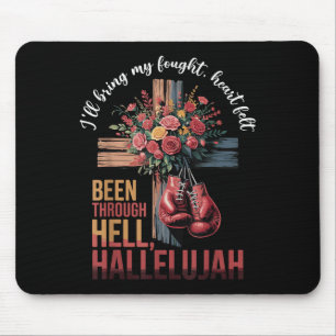 Brandon Hard Fought Hallelujah Praise Jesus Christ Mouse Mat