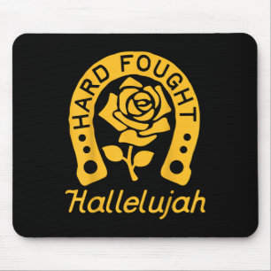 Brandon Hard Fought Hallelujah Praise Jesus Lake M Mouse Mat