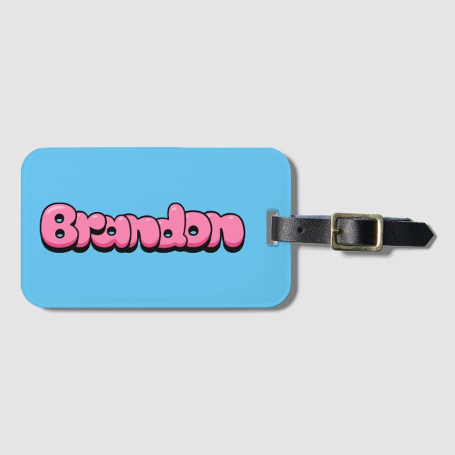 Brandon Luggage Tag (Front Horizontal)
